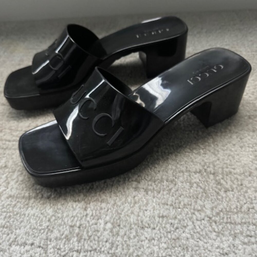 Gucci Rubber Mules